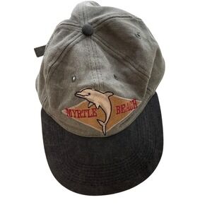 Myrtle Beach Dolphin Baseball Cap - Vintage‎ Souvenir Travel Hat